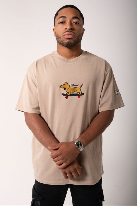 Oversized Weiner Embroidered T-shirt