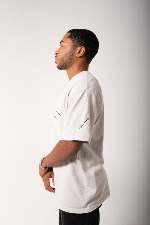 Oversized Dirty Martini Embroidered T-shirt