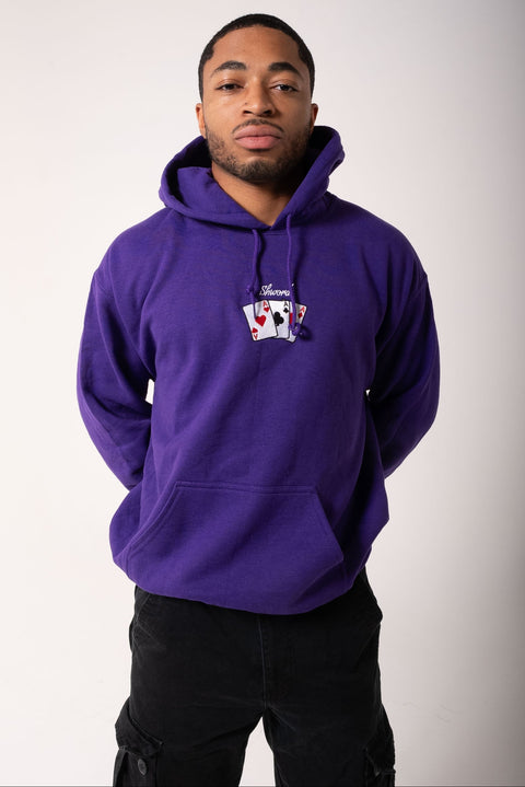 Embroidered Aces Hoodie