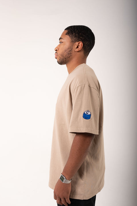 Oversized 6 Pack Embroidered T-shirt