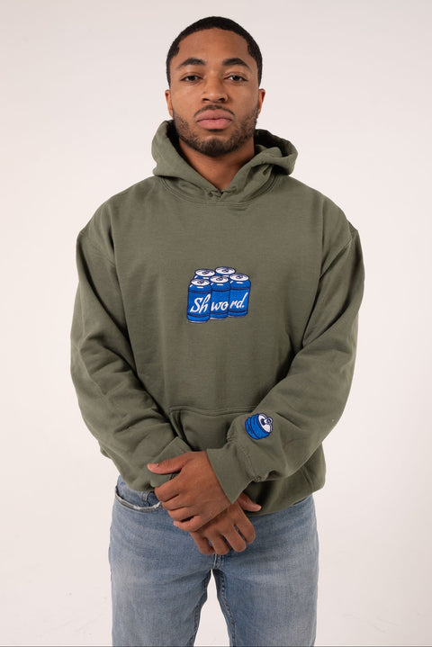 6 Pack Embroidered Hoodie