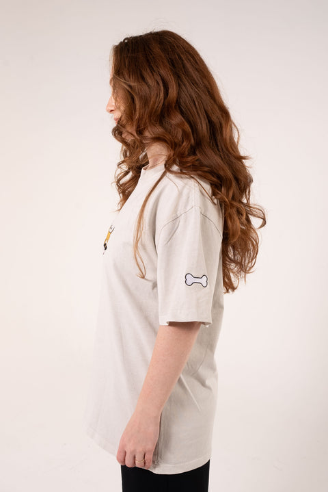 Oversized Weiner Embroidered T-shirt