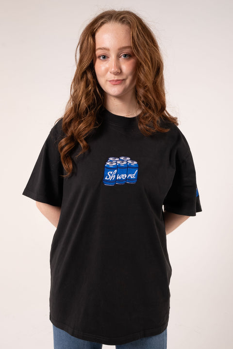 Oversized 6 Pack Embroidered T-shirt