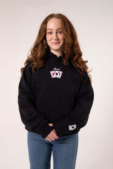 Embroidered Aces Hoodie